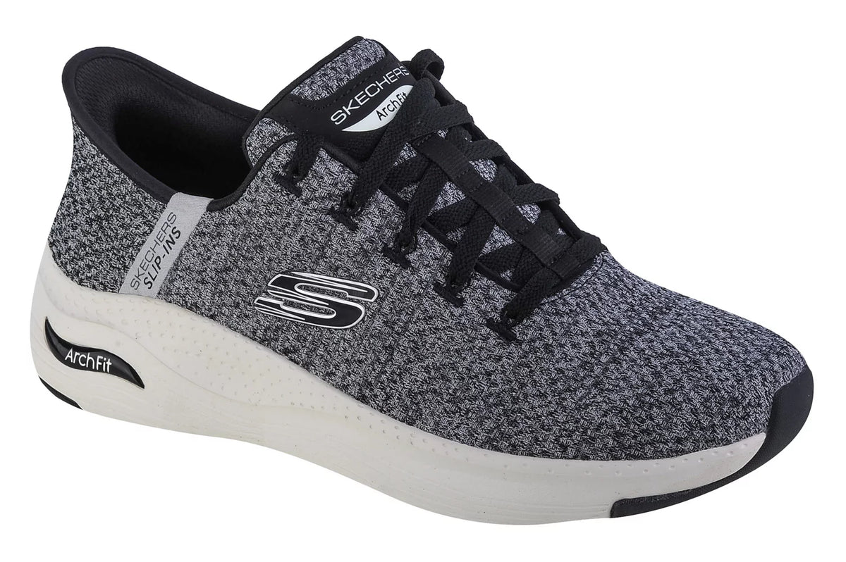 Skechers Slip-Ins Arch Fit - New Verse 232454-WBK - Szare
