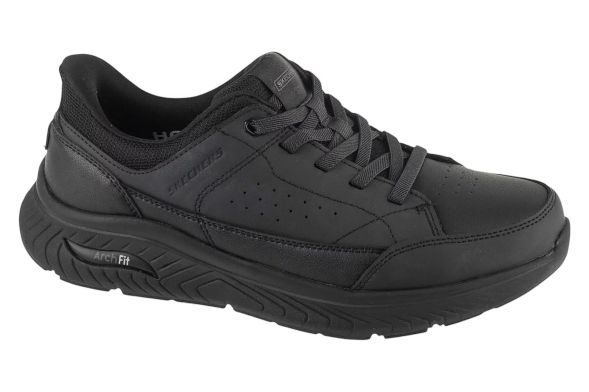 Skechers Slip Ins: Arch Fit Crosser - Felix 205656-BBK - Czarne