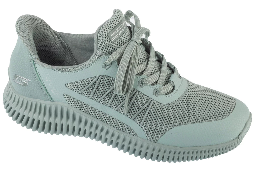 Skechers Slip-Ins: Bobs Geo Lite - Divine Pace 117413-SAGE - Zielone