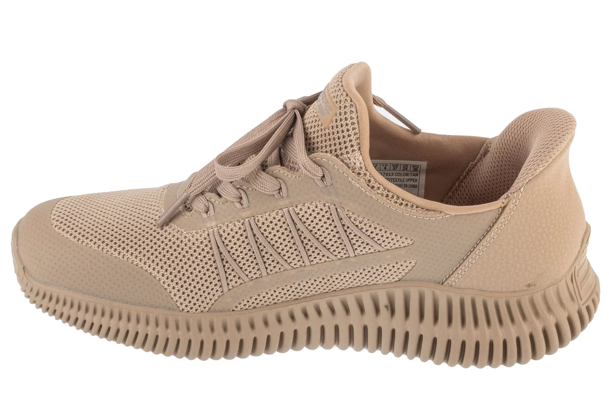 Skechers Slip-Ins: Bobs Geo Lite - Divine Pace 117413-TAN - Beżowe