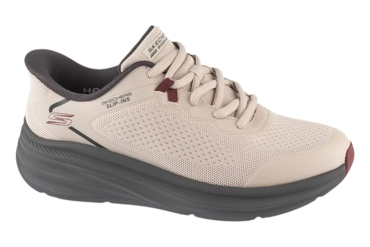 Skechers Slip-Ins: Bobs Sport Skillz 118431-NTGY - Beżowe