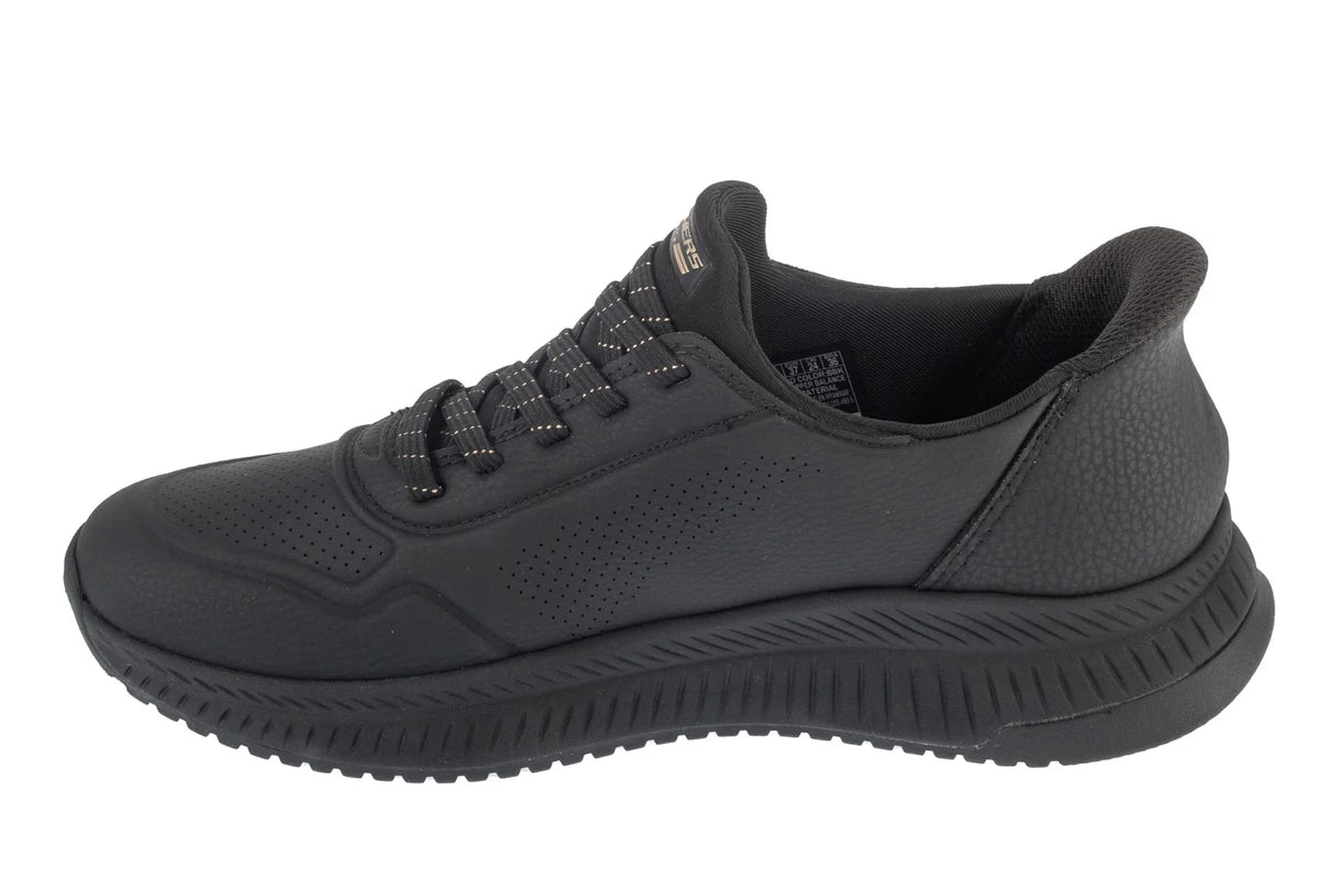 Skechers Slip-Ins: Bobs Squad 4 - Key Look 117740-BBK - Czarne