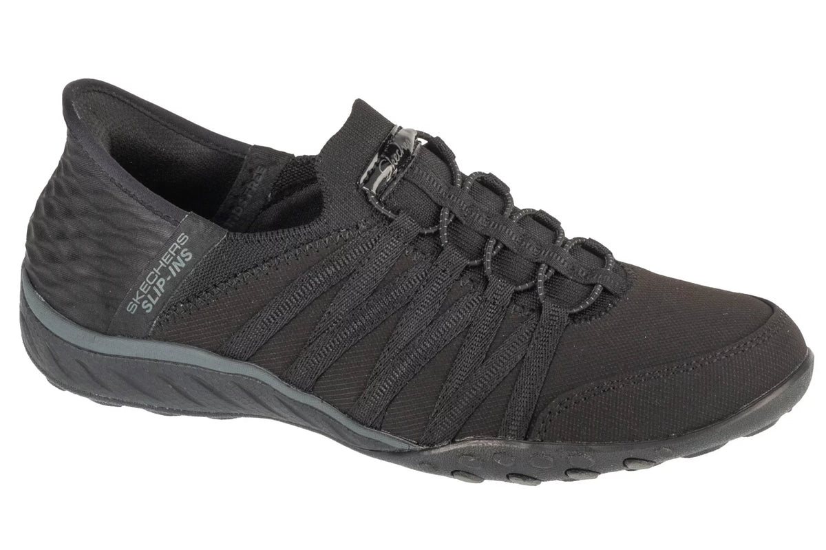 Skechers Slip-ins: Breathe Easy - Roll With Me 100593-BBK - Czarne