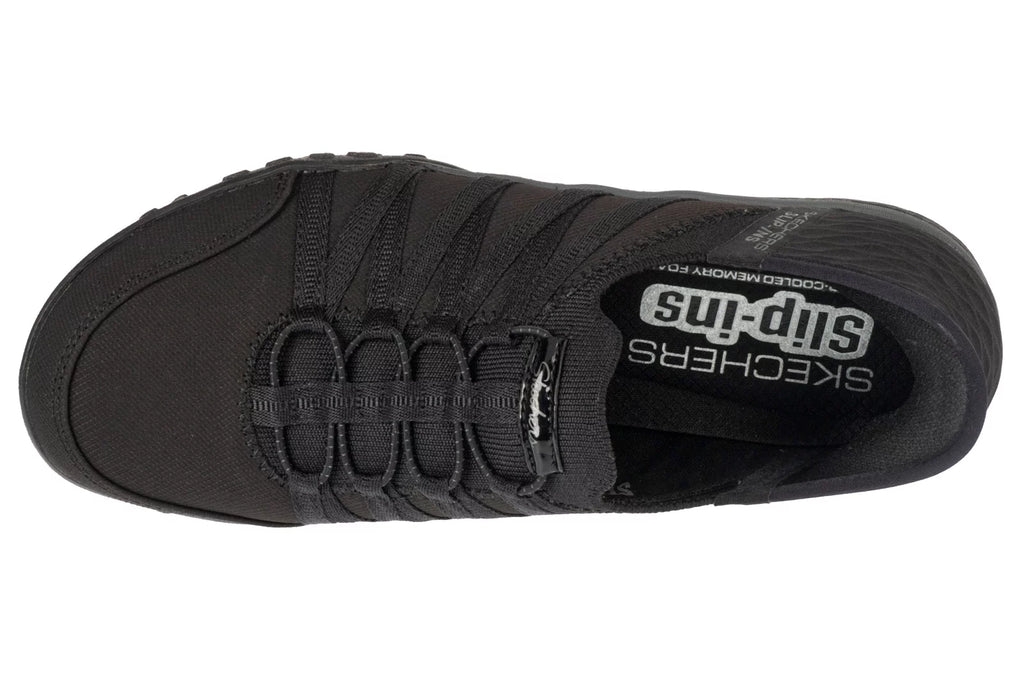 Skechers Slip-ins: Breathe Easy - Roll With Me 100593-BBK - Czarne
