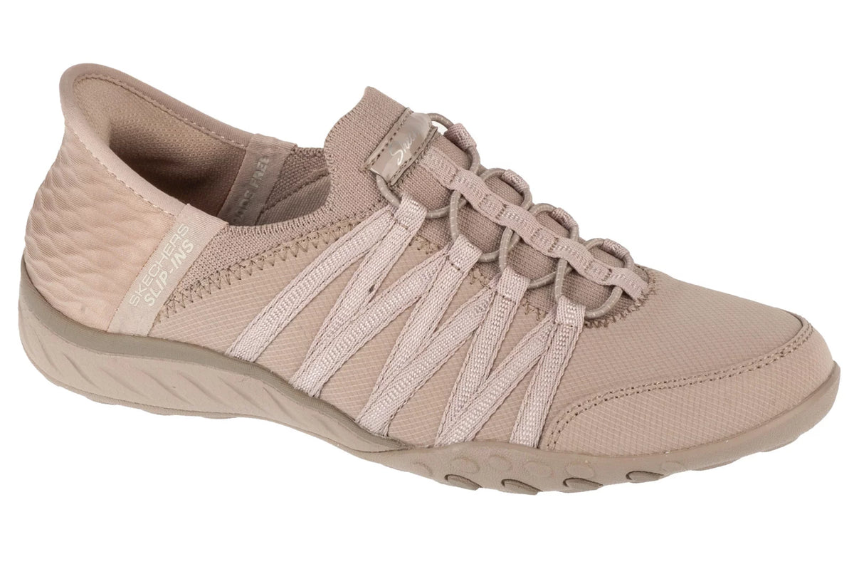 Skechers Slip-ins: Breathe Easy - Roll With Me 100593-TPE - Beżowe