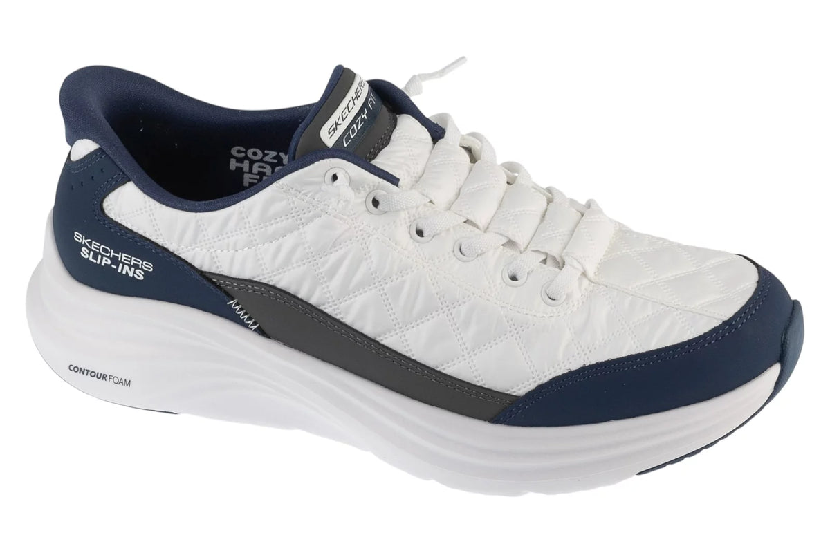 Skechers Slip-Ins: Contour Foam - Cozy 232619-WNV - Białe