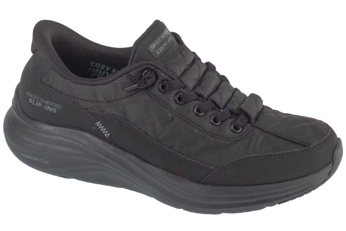 Skechers Slip-ins: Contour Foam - Cozy Fit 150404-BBK - Czarne