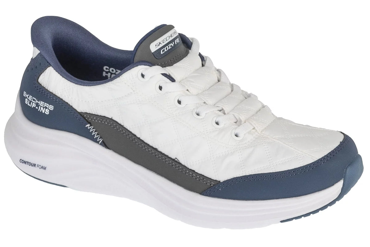 Skechers Slip-ins: Contour Foam - Cozy Fit 150404-WNV - Białe