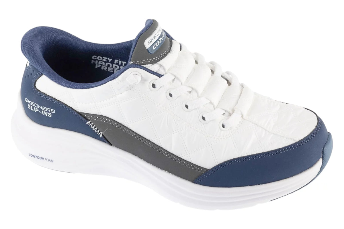 Skechers Slip-ins: Contour Foam - Cozy Fit 150404W-WNV - Białe