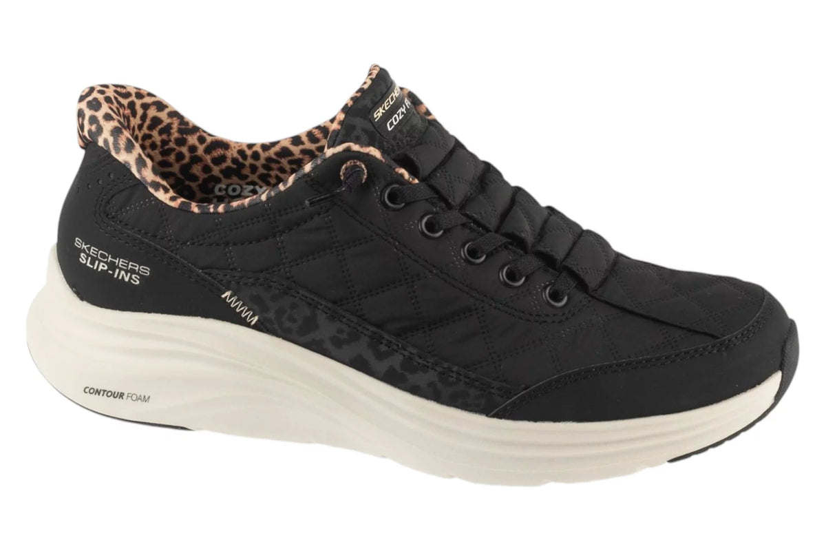 Skechers Slip-ins: Contour Foam - Cozy Fit 150419-BLK - Czarne