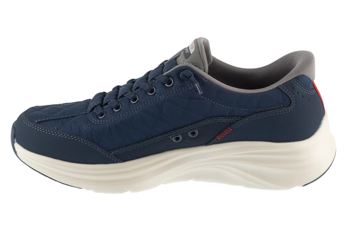 Skechers Slip-Ins: Contour Foam - Cozy Fit 232619-NVGY - Granatowe