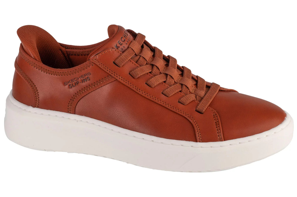 Skechers Slip-Ins: Court Break - Suit Sneaker 183177-COG - Brązowe
