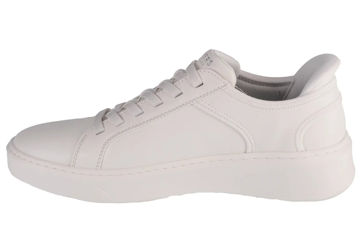 Skechers Slip-Ins: Court Break - Suit Sneaker 183177-WHT - Białe