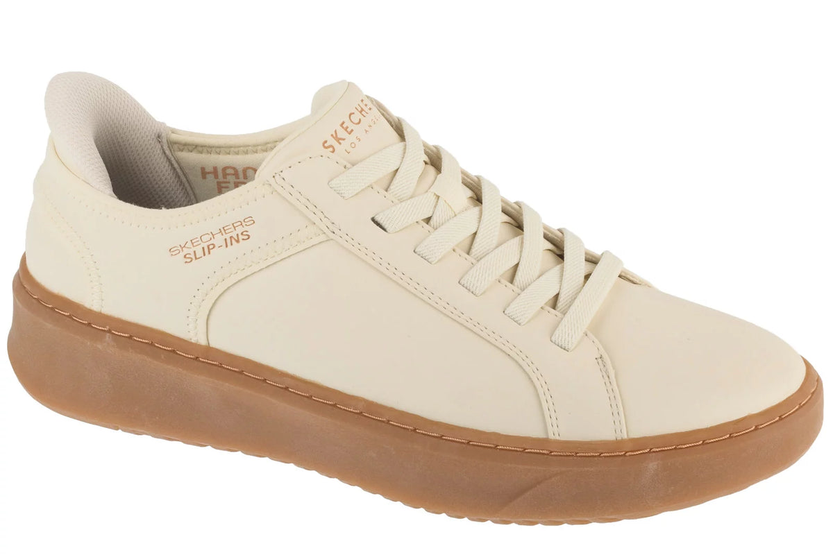 Skechers Slip-Ins: Court Break - Suit Sneaker 183177-WNT - Białe