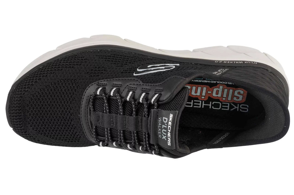 Skechers Slip-ins: D'Lux Walker 2.0 - Rezinate 232446-BKGY - Czarne