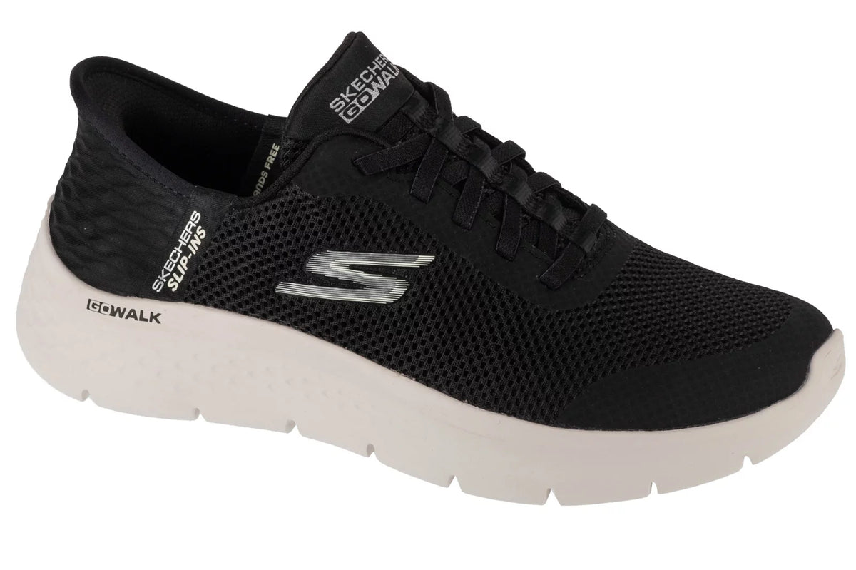 Skechers Slip-Ins: GO WALK Flex - Grand Entry 124836-BKW - Czarne