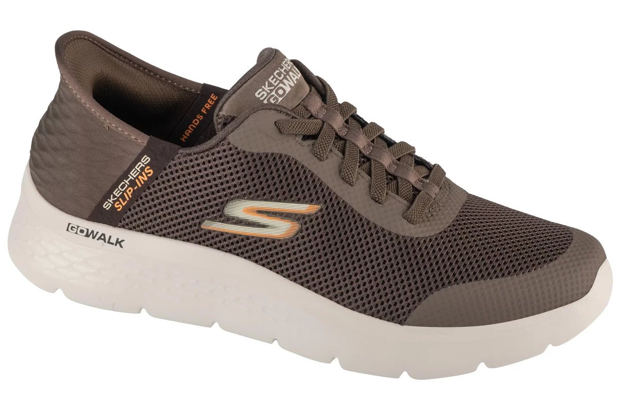 Skechers Slip-Ins: Go Walk Flex - Hands Up 216324-BRN - Brązowe