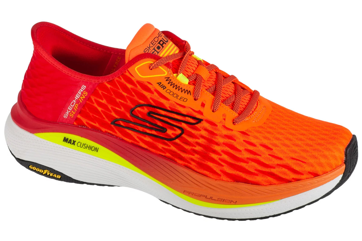 Skechers Slip-Ins: Max Cushioning Propulsion - Vitality 220510-ORMT - Pomarańczowe