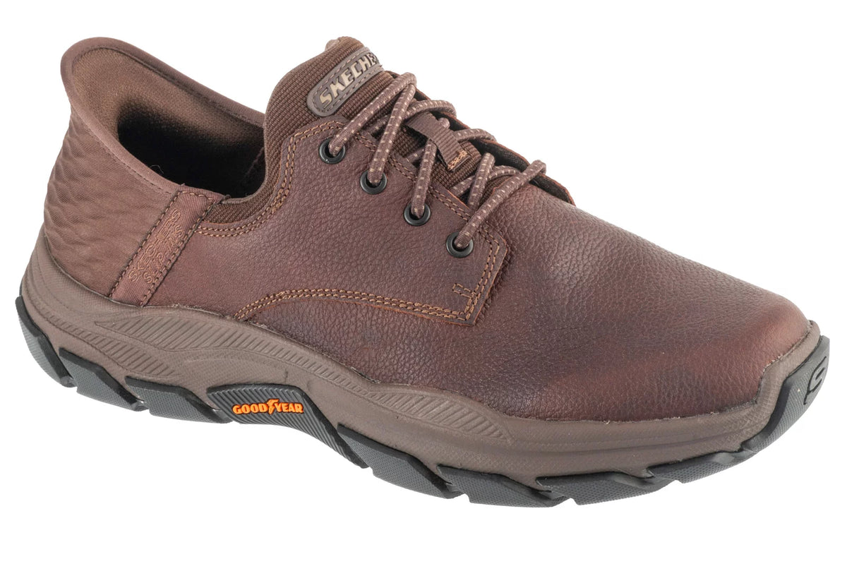 Skechers Slip-Ins: Respected - Garrett 205201-RDBR - Brązowe