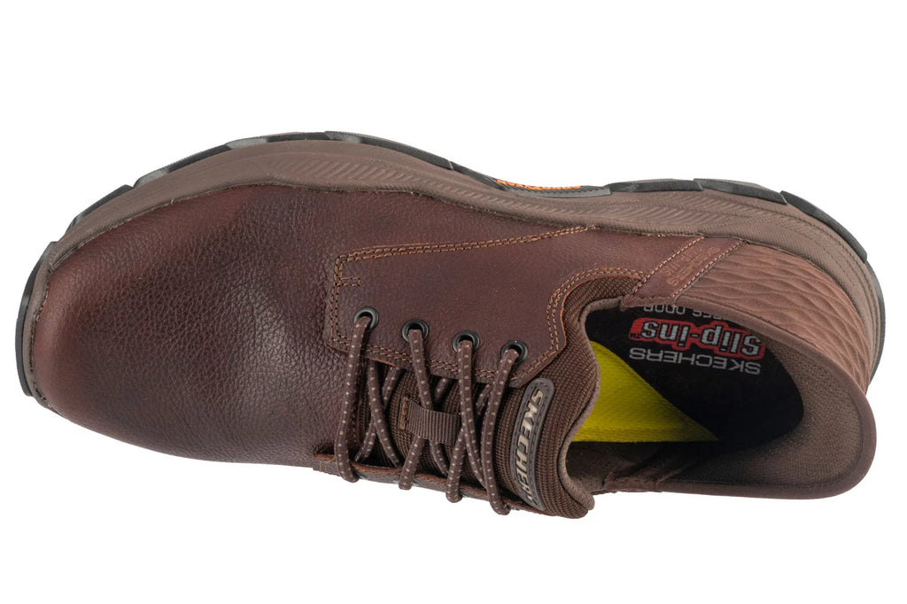 Skechers Slip-Ins: Respected - Garrett 205201-RDBR - Brązowe