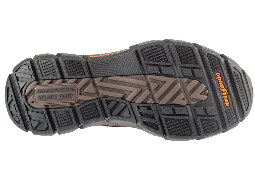 Skechers Slip-Ins: Respected - Garrett 205201-RDBR - Brązowe