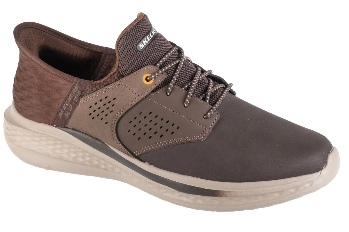 Skechers Slip-Ins: Slade - Macklin 210890-CHOC - Brązowe
