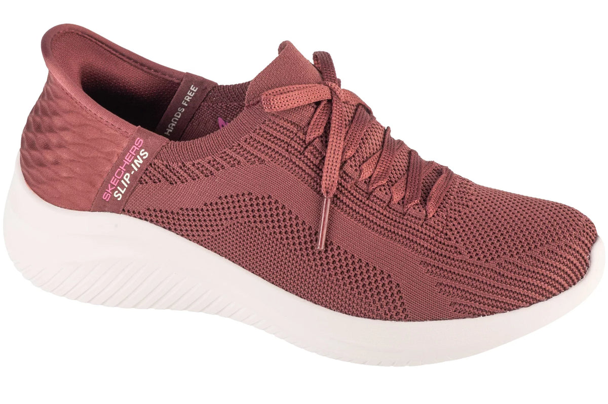 Skechers Slip-Ins Ultra Flex 3.0 - Brilliant 149710-BURG - Czerwone