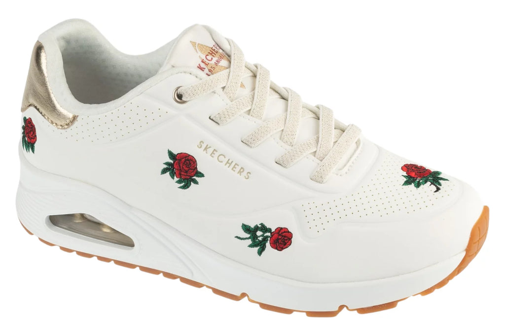 Skechers Uno - Champagne and Roses 177862-WRD - Białe
