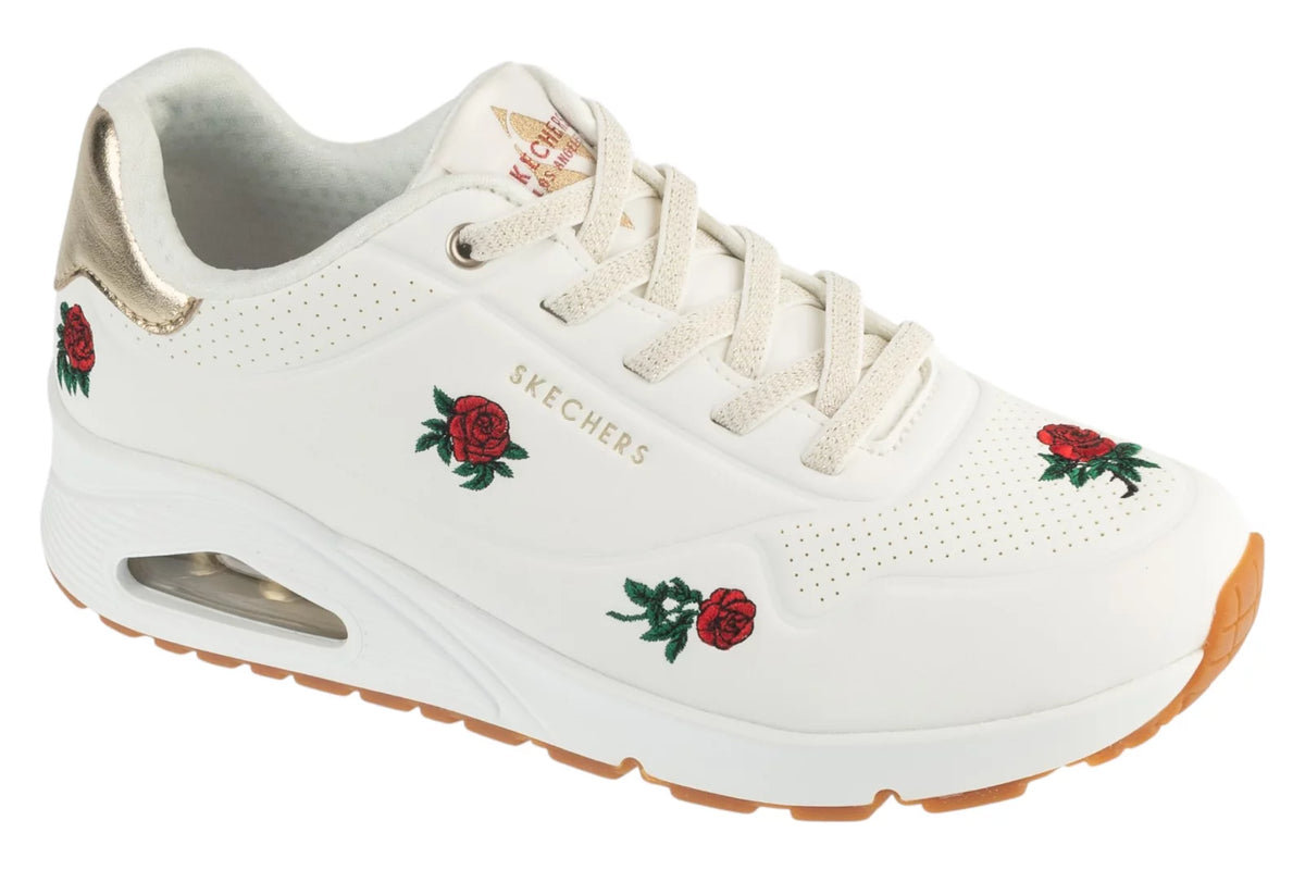 Skechers Uno - Champagne and Roses 177862-WRD - Białe