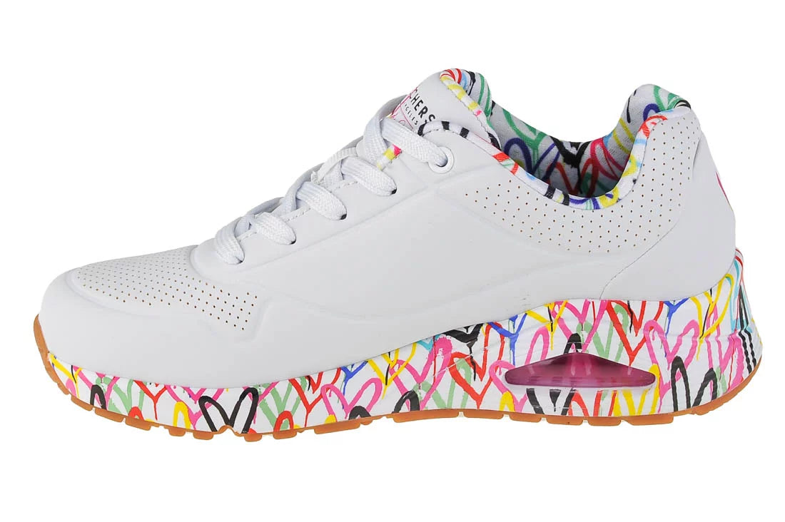 Skechers Uno-Loving Love 155506-WHT - Białe