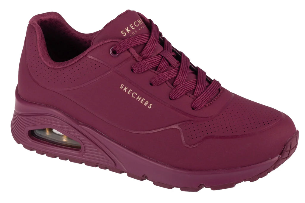 Skechers Uno-Stand on Air 73690-PLUM - Czerwone