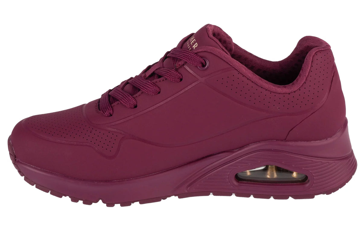 Skechers Uno-Stand on Air 73690-PLUM - Czerwone