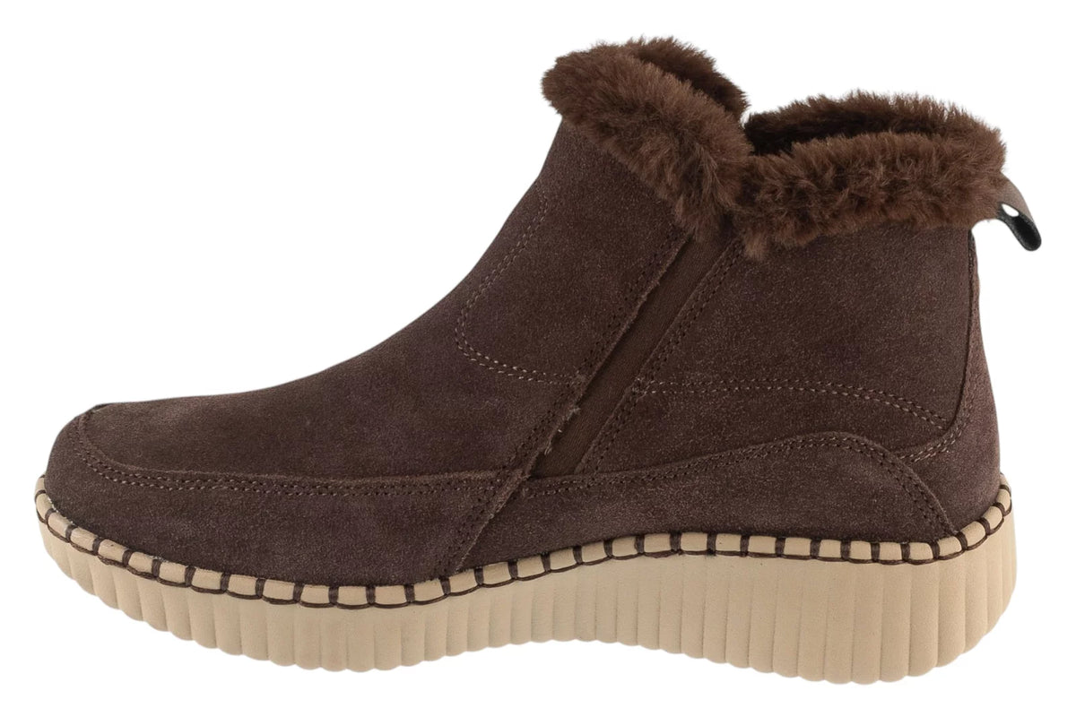 Skechers Wilshire Blvd - Fresh Zip 168108-DKBR - Brązowe