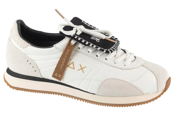 SUN68 Woman Easy Runner Leather Z46233-01 - Białe