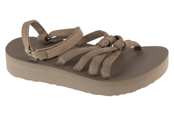 Teva W Midform Kena Slim Sandals 1173494-DUNE - Brązowe
