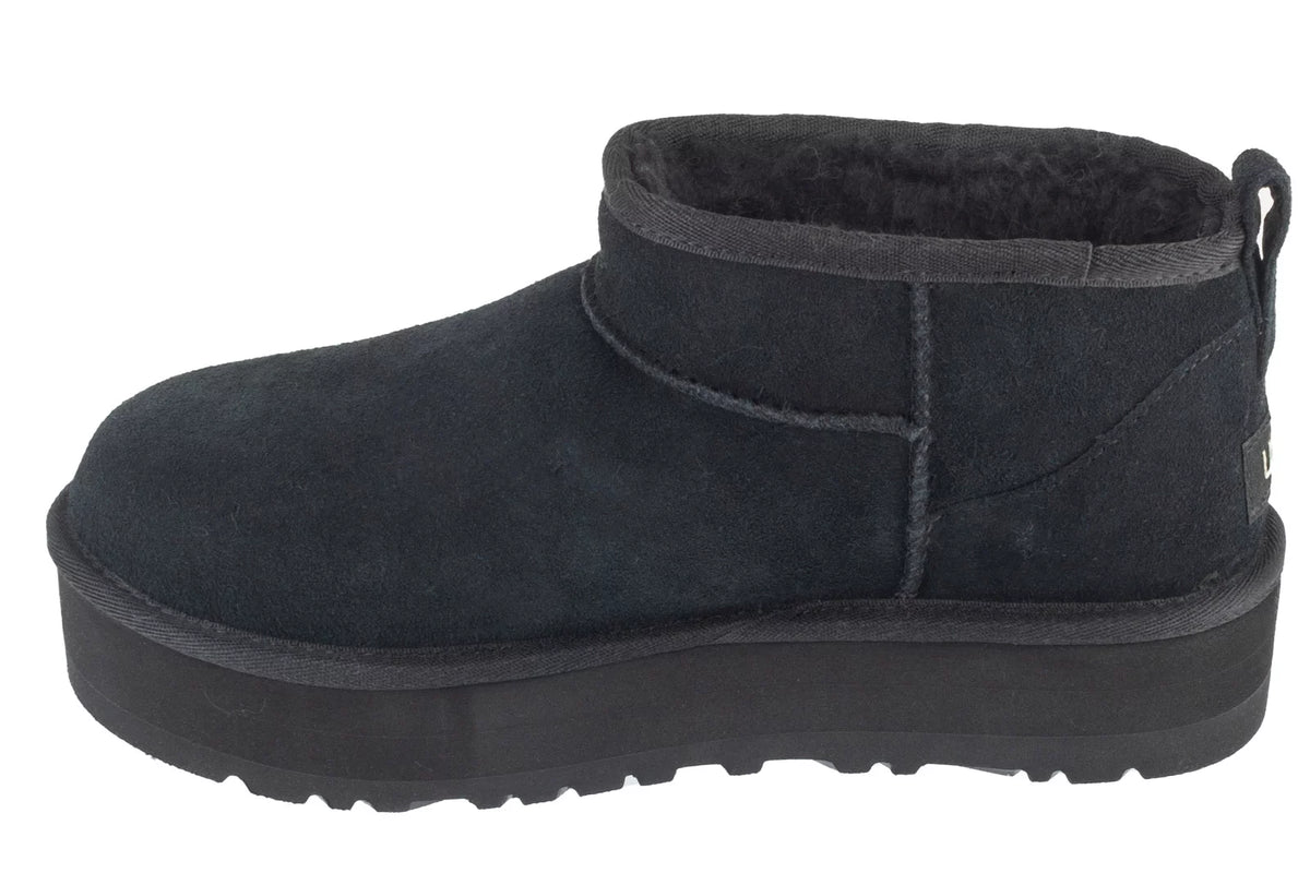 UGG Kids Classic Ultra Mini Platform 1157791K-BLK - Czarne