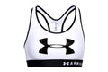 Under Armour Mid Keyhole Graphic Bra 1344333-100 - Białe