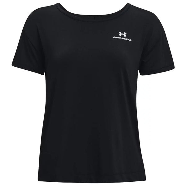 Under Armour Rush Energy Core Short Sleeve 1365683-001 - Czarne
