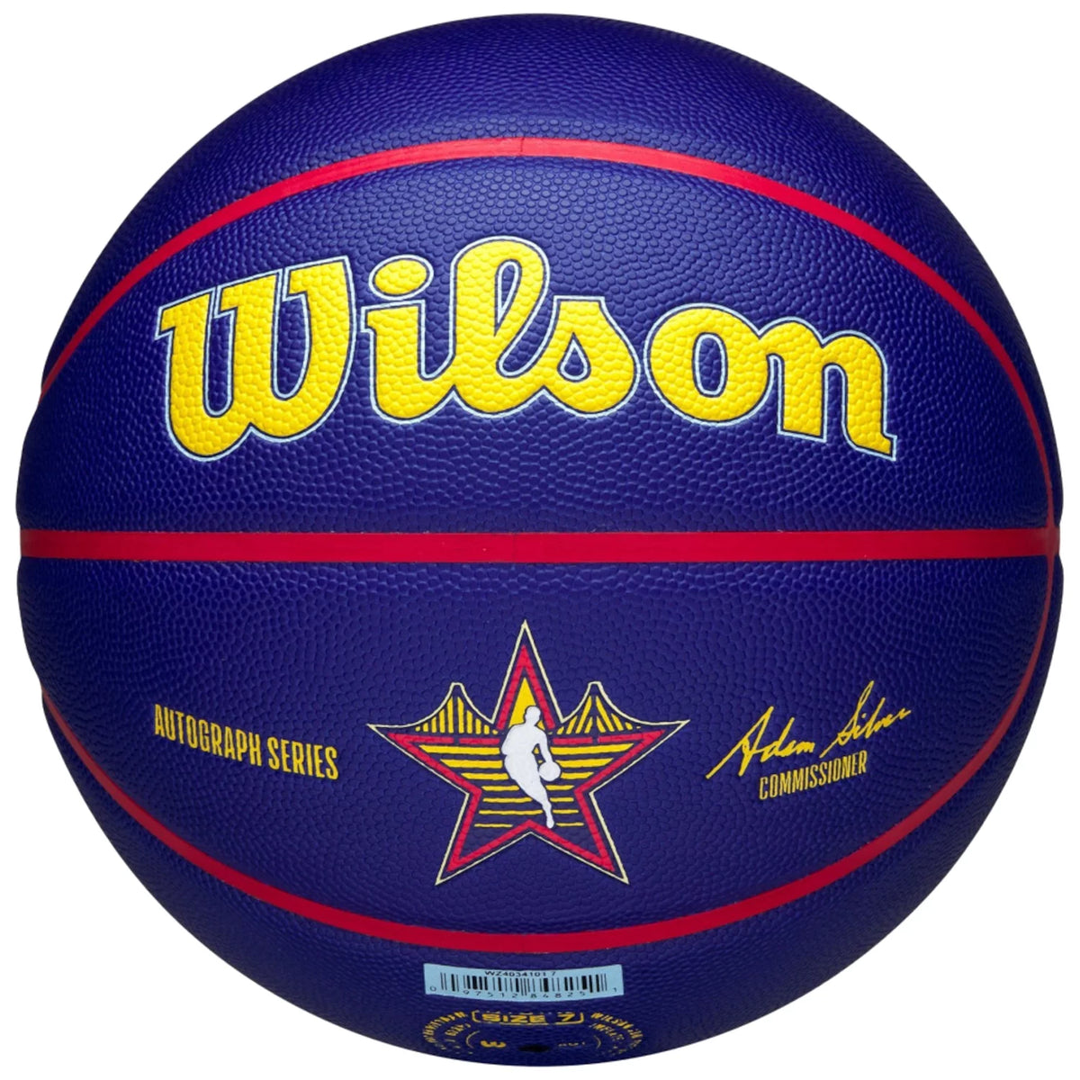 Wilson 2025 NBA All Star Auto Ball WZ4034101XB - Białe