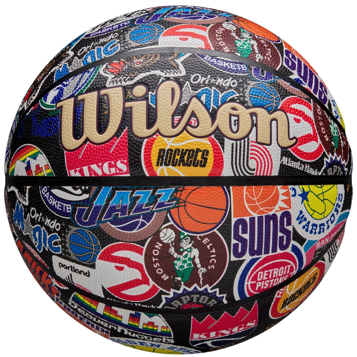 Wilson NBA All Team Retro Ball WZ4028501XB - Wielokolorowe