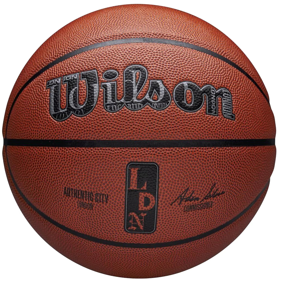 Wilson NBA Authentic City London Ball WZ2016003XB - Pomarańczowe