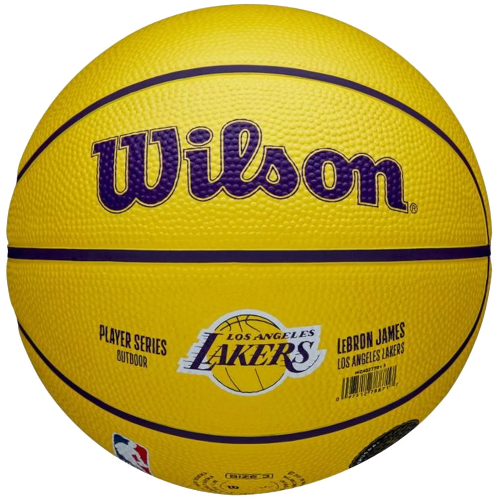 Wilson NBA Player Icon LeBron James Mini Ball WZ4027701XB - Żółte