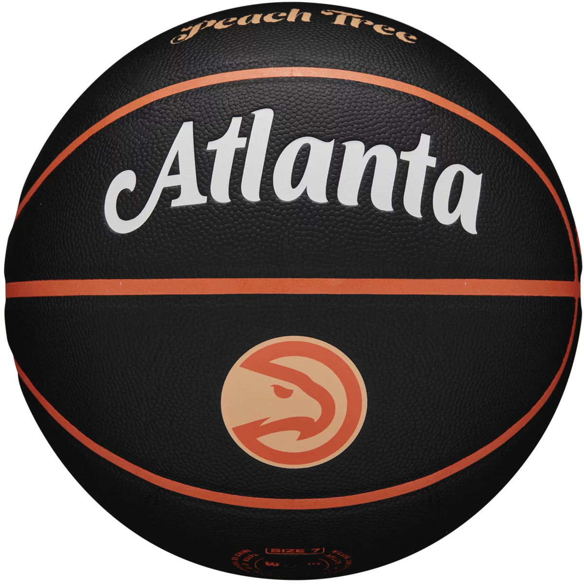 Wilson NBA Team City Collector Atlanta Hawks Ball WZ4016401ID - Czarne