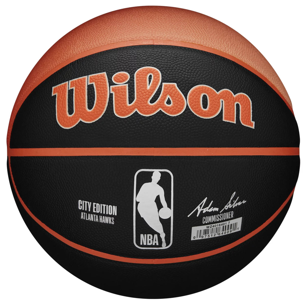 Wilson NBA Team City Collector Atlanta Hawks Ball WZ4016401ID - Czarne
