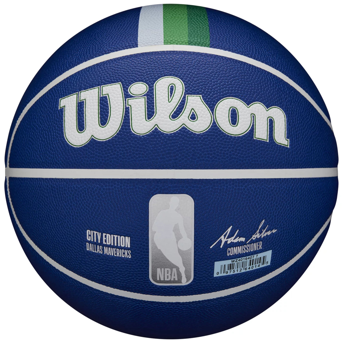 Wilson NBA Team City Collector Dallas Mavericks Ball WZ4016407ID - Niebieskie