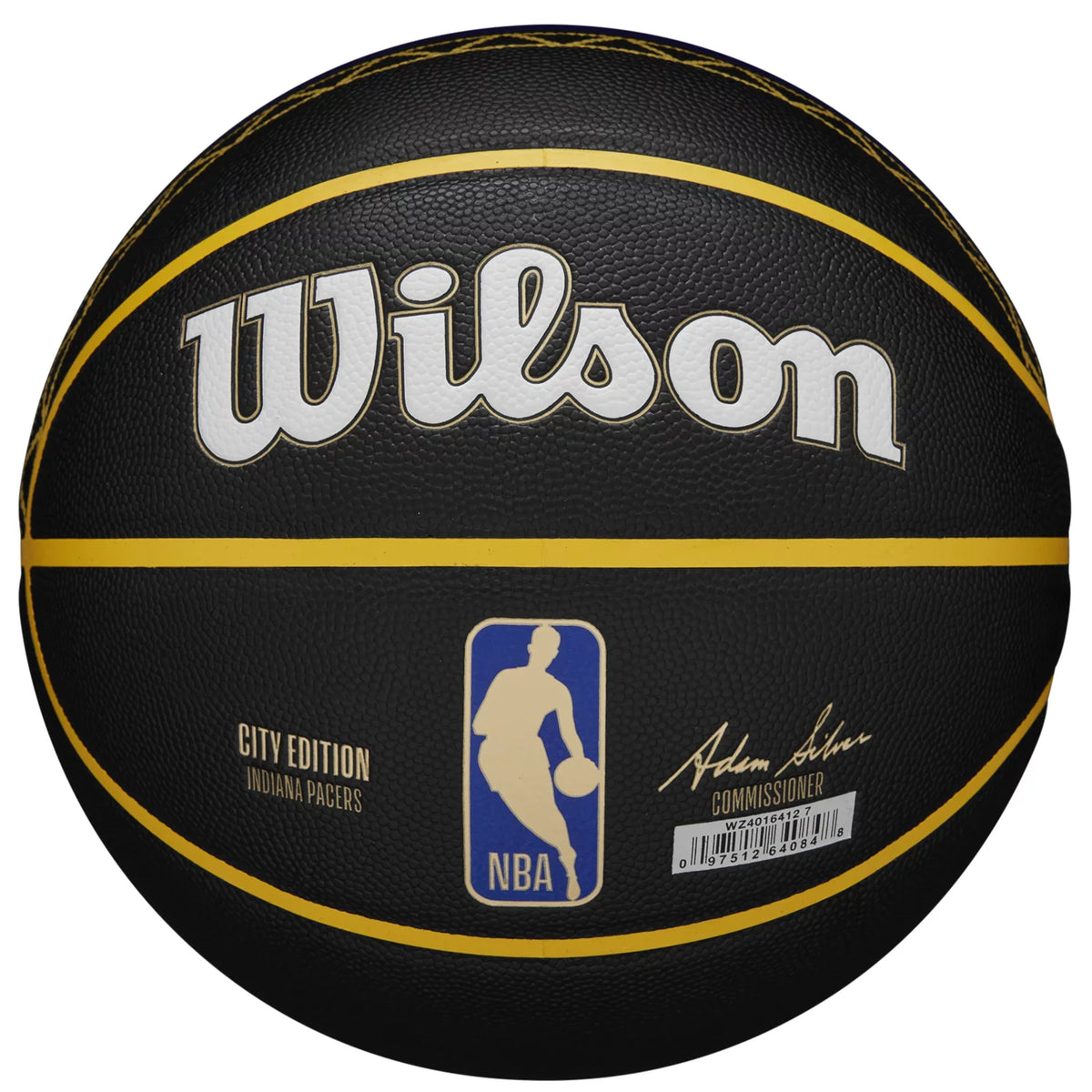 Wilson NBA Team City Collector Indiana Pacers Ball WZ4016412ID - Czarne