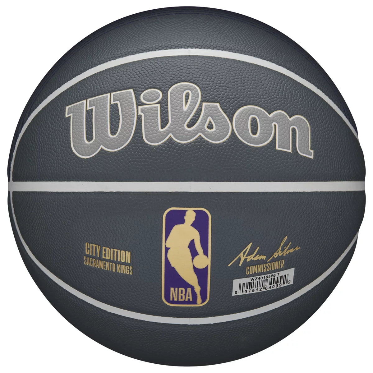 Wilson NBA Team City Collector Sacramento Kings Ball WZ4016426ID - Szare