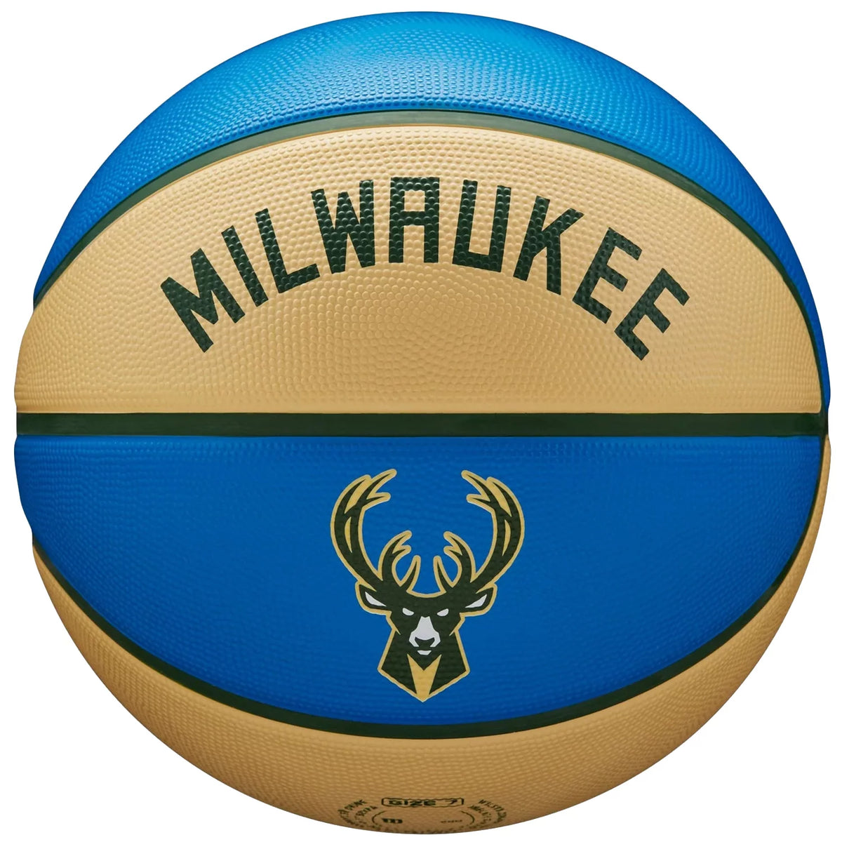 Wilson NBA Team City Edition Milwaukee Bucks Ball WZ4016517ID - Niebieskie